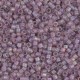 Miyuki delica kralen 11/0 - Matted transparent lilac ab DB-857